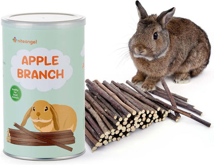 Niteangel 20Pcs Natural Timothy Hay Sticks, Timothy Molar Rod for Rabbits, Chinchilla, Guinea Pigs and Other Small Animals. | Helps Alleviate Teeth Grinding & Reduces Boredom - Fun Safe Snack Treats for Chinchilla Guinea Pig Rabbit and Other Small Pet7