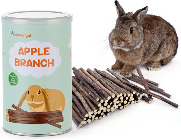Niteangel 20Pcs Natural Timothy Hay Sticks, Timothy Molar Rod for Rabbits, Chinchilla, Guinea Pigs and Other Small Animals. | Helps Alleviate Teeth Grinding & Reduces Boredom - Fun Safe Snack Treats for Chinchilla Guinea Pig Rabbit and Other Small Pet7
