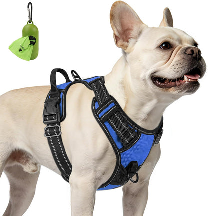 Joytale No Pull Dog Harness Medium Sized Dog, Front Clip, Black | Grab Handle for Instant Control, Padded & Adjustable Vest, Sturdy Metal D-Rings, for Safe Training & Daily Walking18