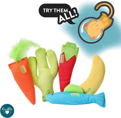 Ourpets 100-Percent North American Catnip Filled Carrot Cat Toy 24 Karat6