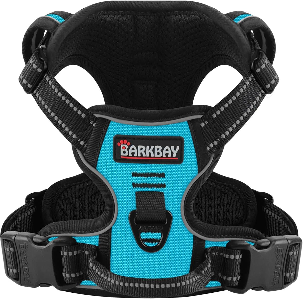 barkbay-no-pull-pet-harness-dog-harness-adjustable-outdoor-pet-vest-3m-reflective-oxford-material-vest-for-pink-dogs-easy-control-for-small-medium-large-dogs-l