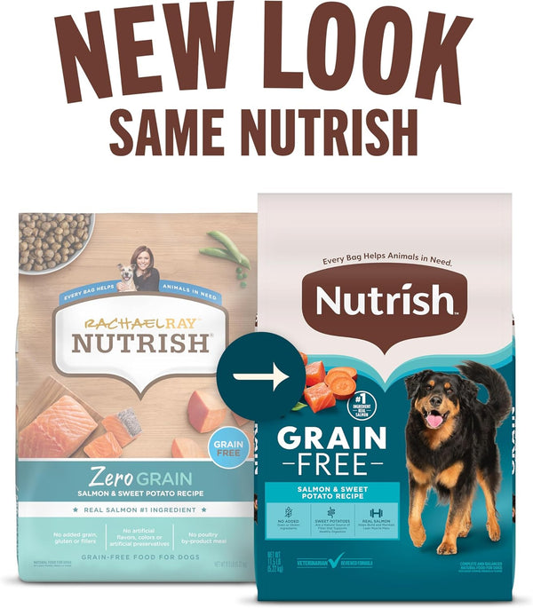 Nutrish Grain Free Dry Dog Food, Salmon & Sweet Potato Recipe, 23 Lb. Bag (Rachael Ray)2