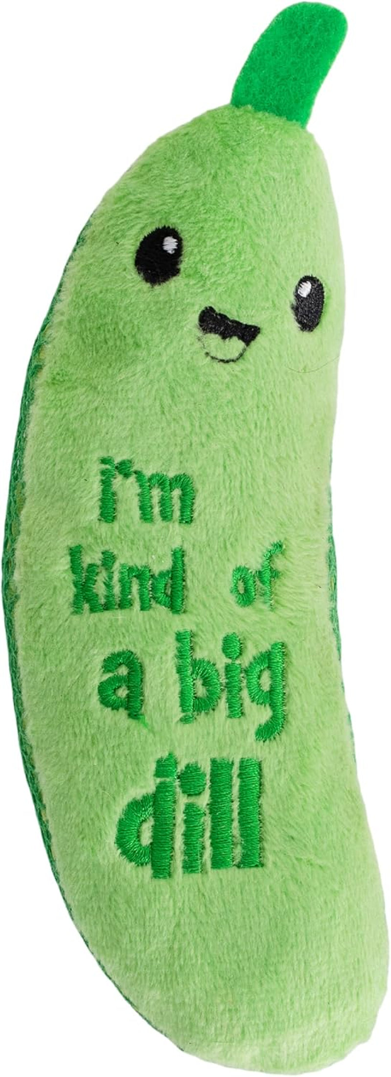 catstages-crunchy-pickle-kicker-cat-toy-plush-crinkle-toy-with-catnip-and-dental-mesh-6-5