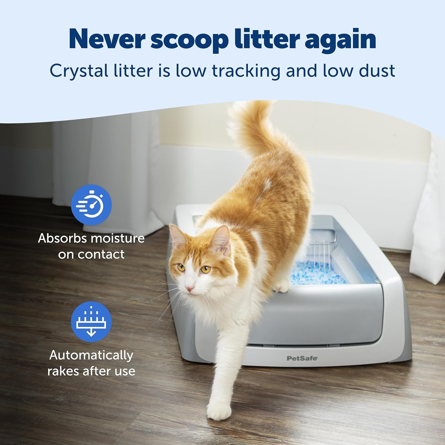 petsafe-scoopfree-crystal-pro-legacy-self-cleaning-litter-box-uncovered-hands-free-automatic-cleaning-advanced-odor-control-health-counter-display-includes-1-disposable-crystal-litter-tray