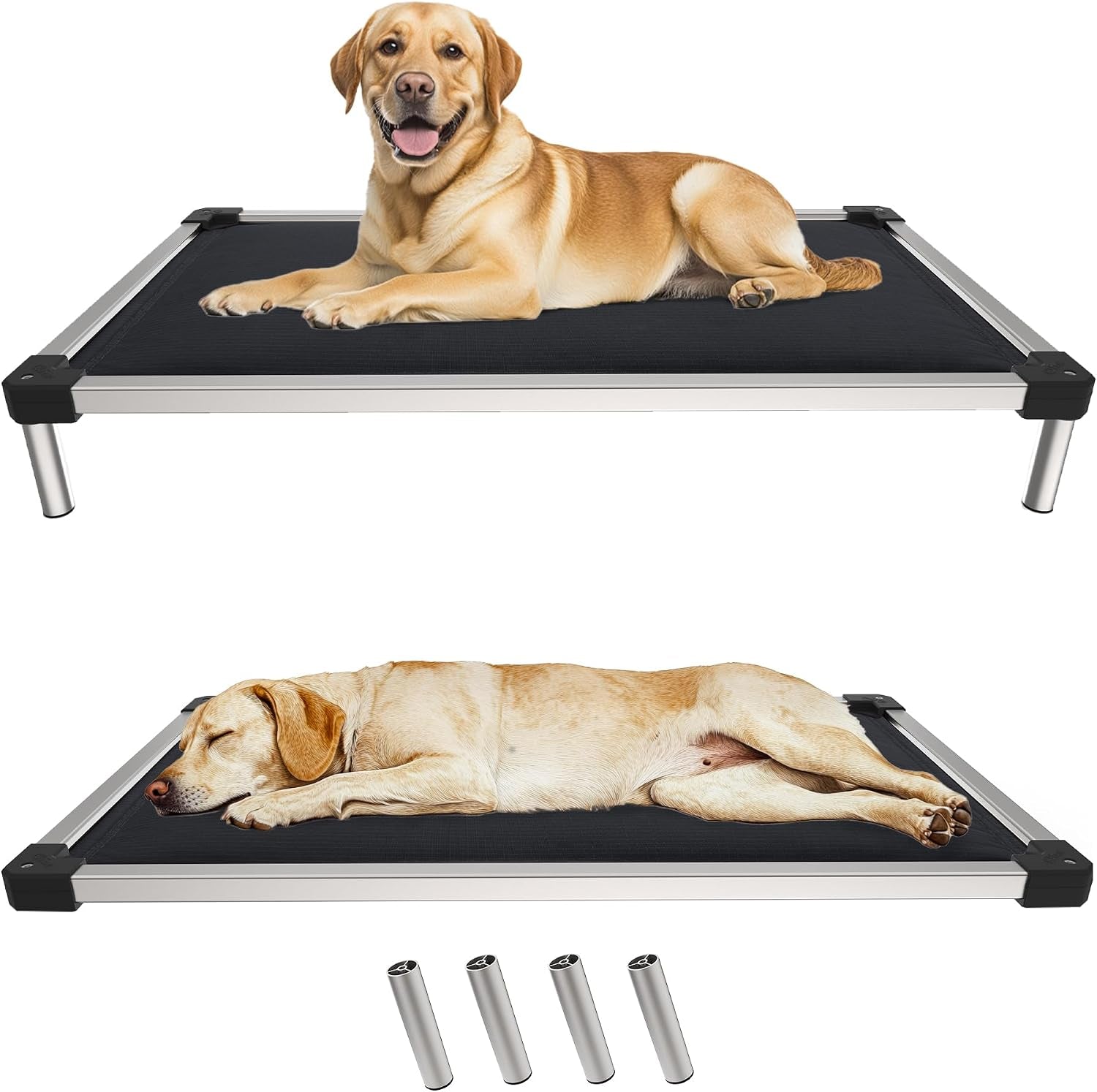 fxw-titannest-padded-chew-proof-elevated-dog-bed-for-large-dogs-easy-to-clean-pre-assembly-raised-cot-indoor-outdoor-camping-47-x-29-x-7-3in