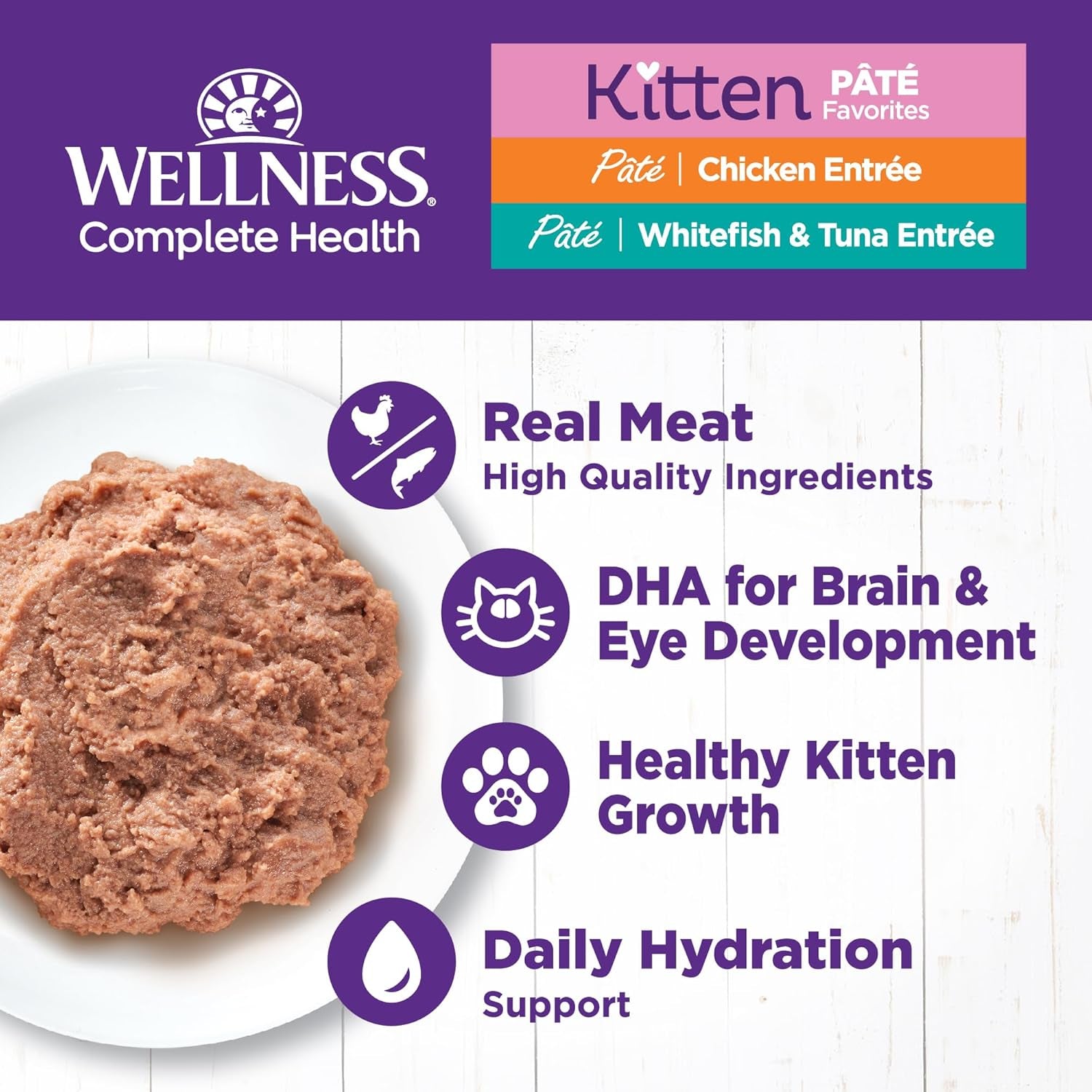 wellness-complete-health-pate-variety-pack-kitten-canned-wet-cat-food-natural-protein-rich-grain-free-whitefish-and-chicken-recipes-3-oz-pack-of-12-cans