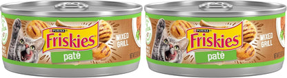 Purina Friskies Wet Cat Food, Pate Mixed Grill - (Pack of 24) 5.5 Oz. Cans12