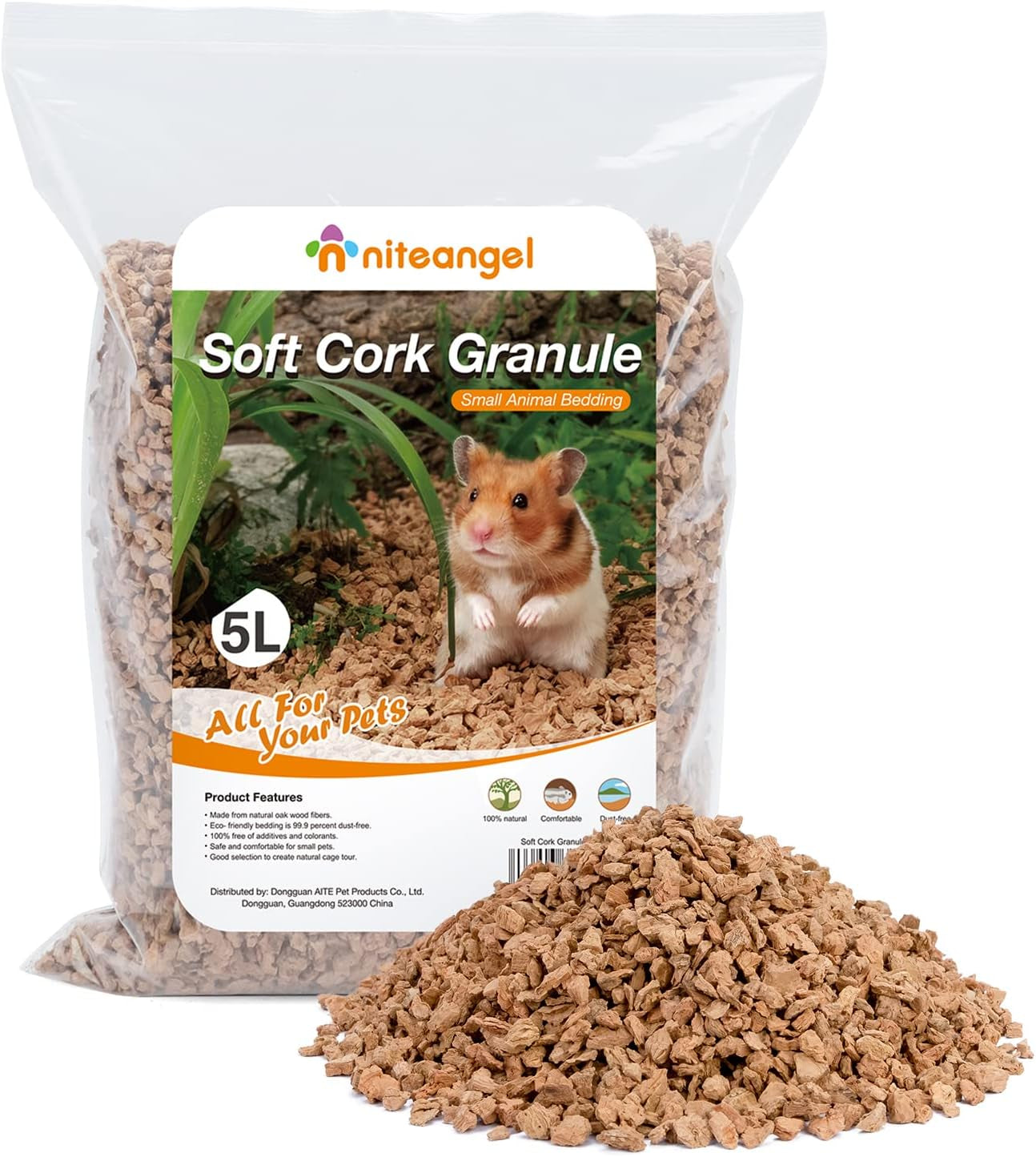 niteangel-natural-coco-cork-hamster-bedding-4l-absorb-odors-low-dust-encourages-digging-burrowing-instinct-pet-litter-for-dwarf-syrian-hamsters-gerbils-mices-degus-or-other-small-animal