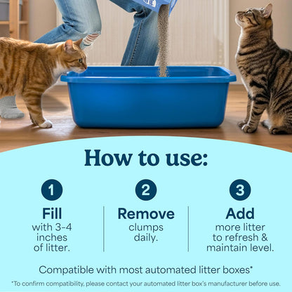 Fresh Step Odor Shield Multi Cat Clumping Litter with Febreze Freshness, Odor-Eliminating Carbon, Ammonia Block Technology, 22 Lb. Box4