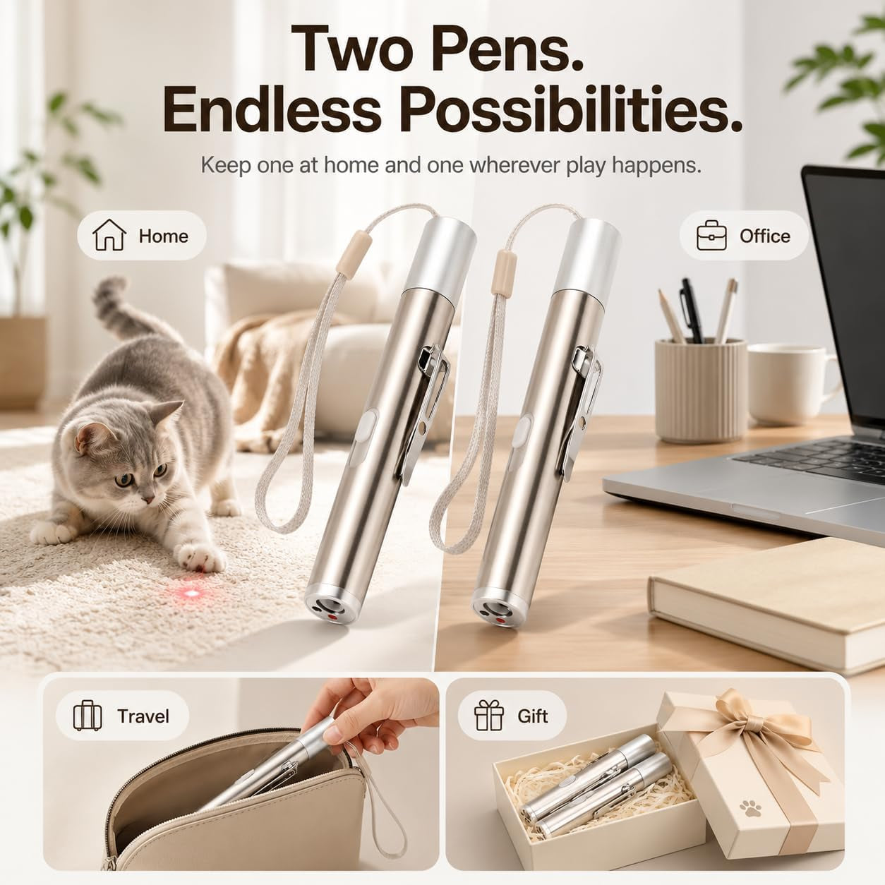 lbingbrother-2-pack-cat-toys-usb-rechargeable-kitten-toy-3-light-modes-portable-interactive-pet-dog-cat-mouse-toy-for-fun-chase-play-exercise-direct-usb-charging-3-light-modes-aluminum-body-pocket-clip-wrist-strap-indoor-play