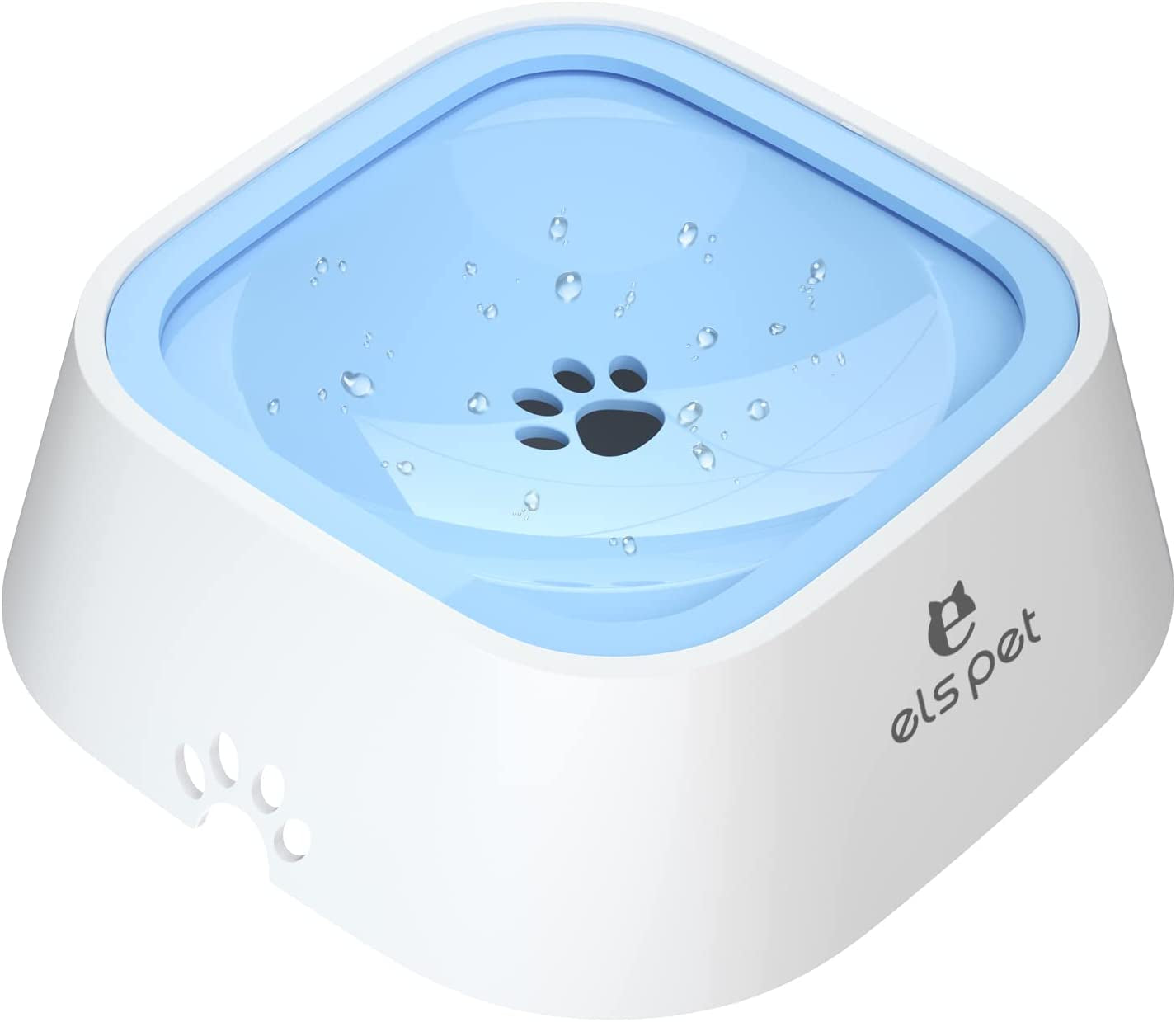 els-pet-grey-70oz-2l-no-spill-dog-cat-bowl-carbon-filter-water-dispenser-70oz-2l-floating-disk-slow-drink-activated-carbon-filter-dual-spill-proof-anti-slip-dishwasher-safe-medium-large-dogs