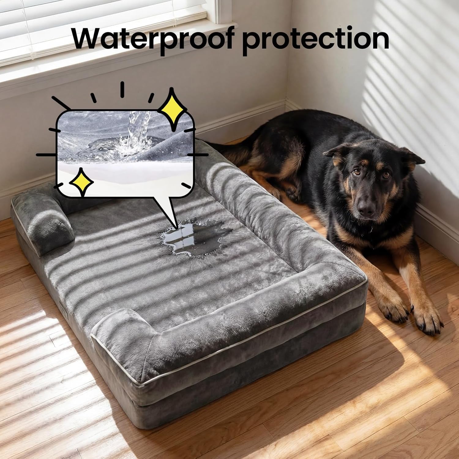 ohgeni-orthopedic-extra-large-dog-bed-couch-memory-foam-44-inch-gray-waterproof-pet-bed-with-machine-washable-removable-cover-soft-comfortable-fabric