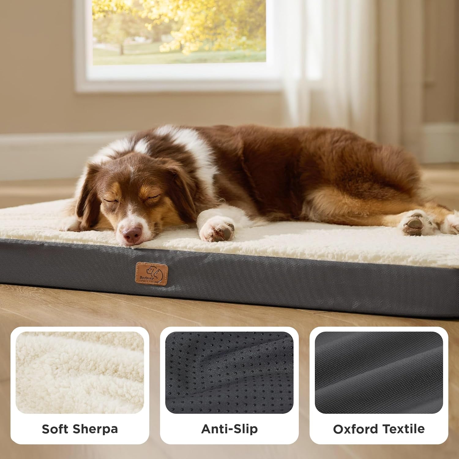 bedsure-washable-dog-beds-large-sized-dog-with-comfy-sherpa-36x27in-grey-orthopedic-egg-crate-foam-comfort-support-flat-rectangle-pet-mat-non-slip-bottom-removable-cover-for-large-breed-up-to-55-lbs