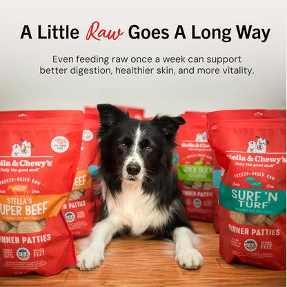 Stella & Chewy'S Freeze-Dried Raw Dinner Patties - Dandy Lamb Recipe - High Protein Grain-Free Puppy & Dog Food - Perfect for Picky Eaters - 25 Oz5
