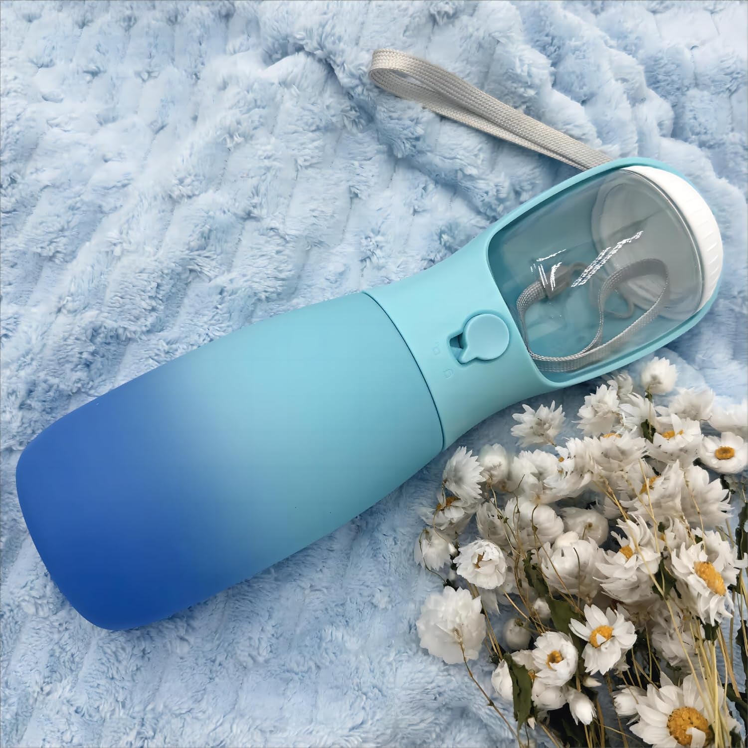 2-in-1-dog-water-bottle-portable-food-grade-travel-dog-bowls-with-food-container-19oz-dog-water-bowl-dispenser-hiking-essentials-puppy-stuff-dogs-accessories-girl-boy-blue