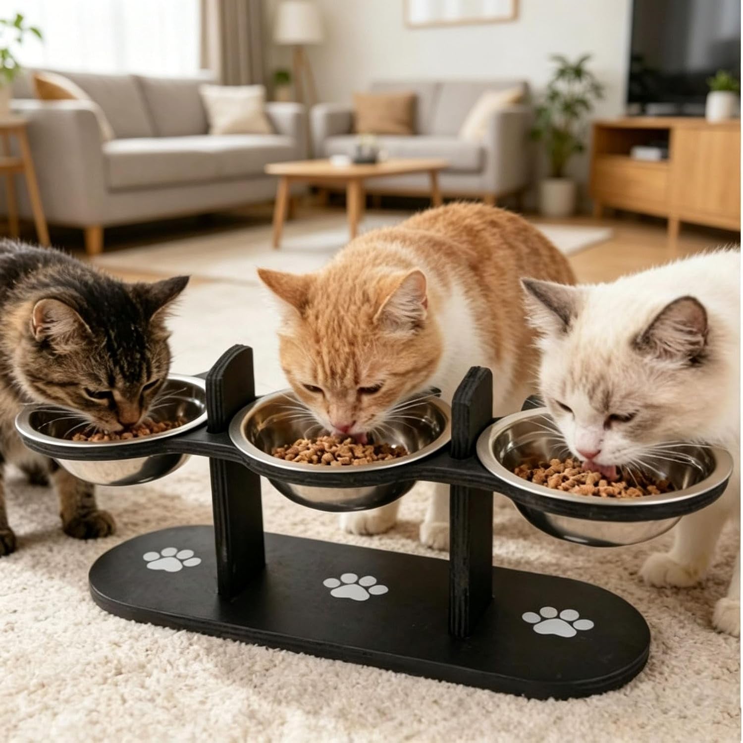 2026-new-anti-slip-elevated-3-bowl-pet-feeder-cat-bowls-with-stand-tilted-stainlesssteel-cat-feeding-station-ergonomic-elevated-cats-bowls-with-wooden-base-pet-feeding-station-for-food-water-e