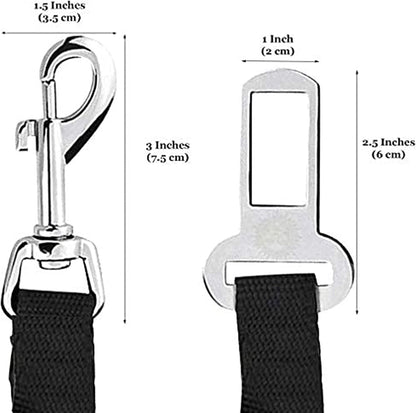 Sungrow Dog Seat Belt for Car, Adjustable Nylon Pet Seatbelt, Supports All Cars, Dog Car Leash Seat Belt, Seatbelt for Dogs, Cats & Ferrets Travel Harness7