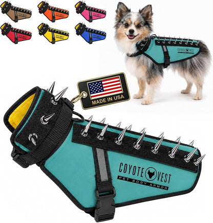 Coyotevest Dog Harness, Stab-Resistant Coyote Vest, Small, Neon Pink | Reflective Stab-Resistant Vest Helps Protect Small Dogs from Coyotes, Aggressive Dogs and Birds of Prey, Made in the USA41