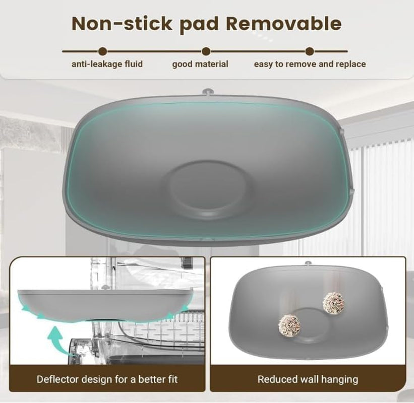 silicone-litter-pad-accessory-anti-bite-leakproof-anti-scratch-replacement-easy-to-clean-for-automatic-cat-parts-19-49x15-75x0-39inch
