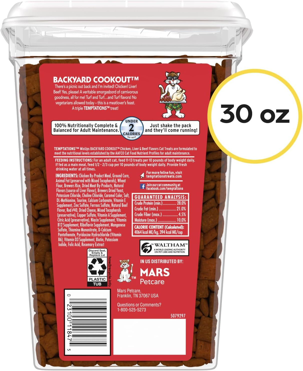 temptations-mixups-crunchy-and-soft-cat-treats-cookout-flavor-30-oz-chicken-liver-beef-flavors-under-2-calories-per-treat-100-complete-balanced-for-adult-cats-resealable-stay-fresh-tub