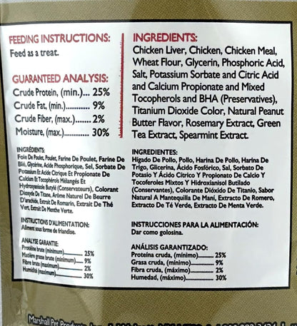 Marshall Bandits Premium Ferret Treats – Peanut Butter Flavor – 3 Oz – Soft, Chewy Snacks for Training, Bonding & Daily Treating2
