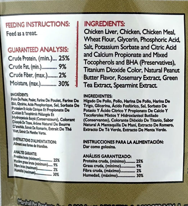 Marshall Bandits Premium Ferret Treats – Peanut Butter Flavor – 3 Oz – Soft, Chewy Snacks for Training, Bonding & Daily Treating2