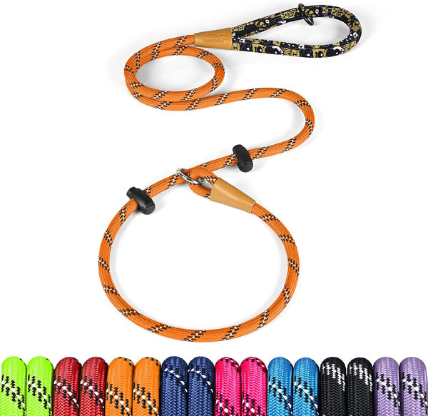 Lynxking Slip Lead Dog Leash Reflective, Heavy Duty Comfortable Strong Rope for Large Medium Small Dogs No Pull Pet Training (Light Green, Large 1/2In X 6Ft-Slip Lead)17