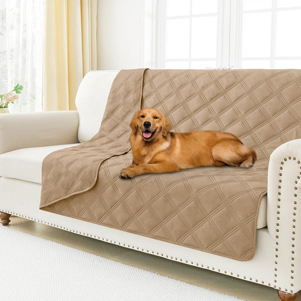 Smiry Waterproof Dog Bed Cover Blanket, Reversible Pet Blanket | Soft Reversible, Washable Leakproof Cats Dogs Couch Cover for Sofa, Couch, Furniture (30X70 Inch)45