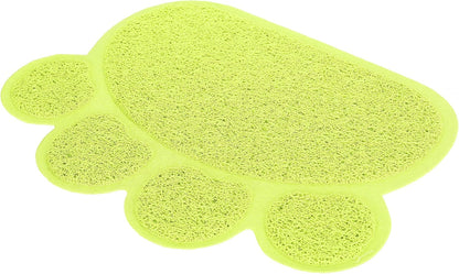 Cat Litter Tray, PVC Dog Mat Antislip Shape Pet Puppy Non Slip Box Liners Feeding Bowl Placemat Supplies for Cats and Dogs (Claw Shape)3