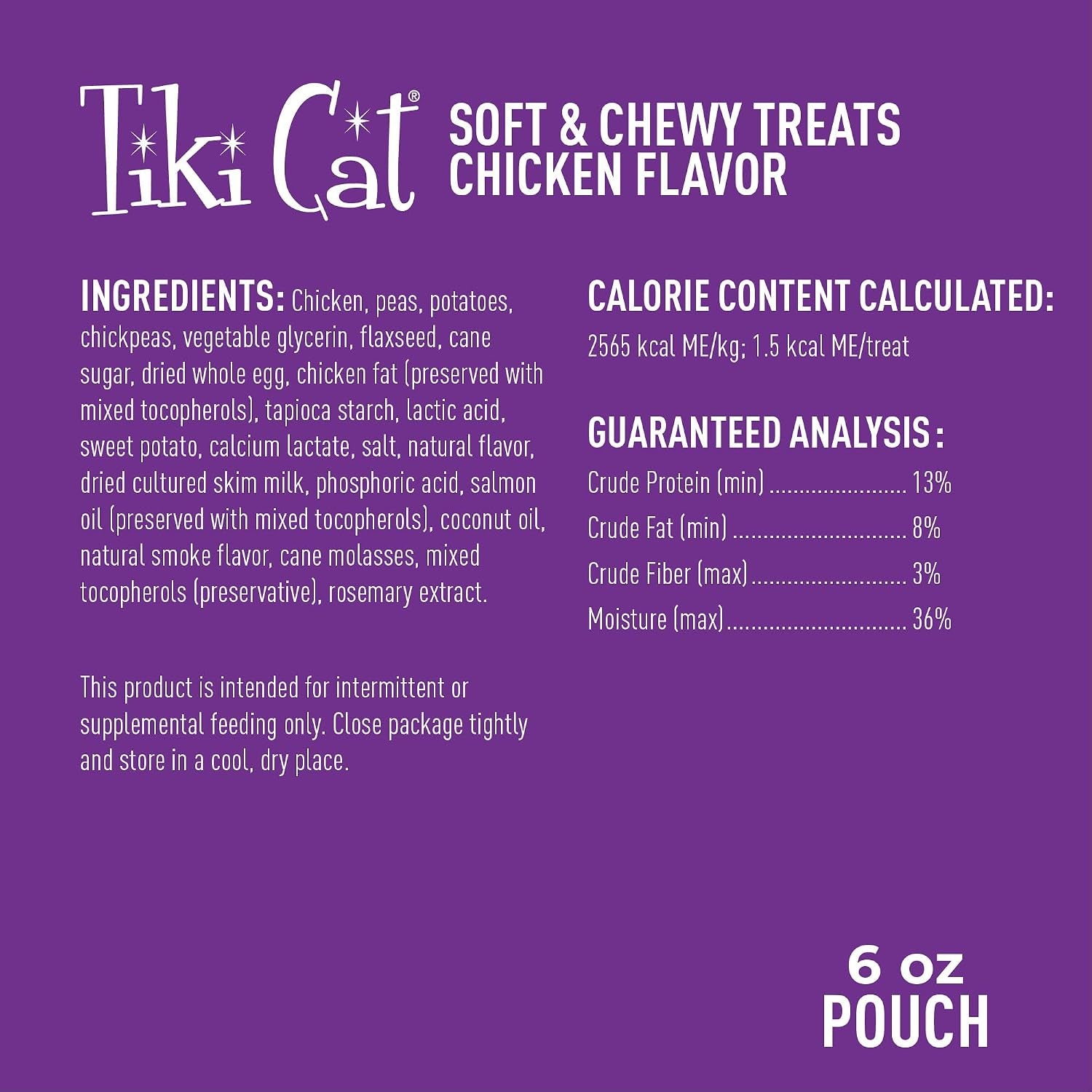tiki-cat-soft-chewy-treats-chicken-flavor-3-calories-per-treat-with-grain-free-and-no-added-gluten-6-oz-pouch