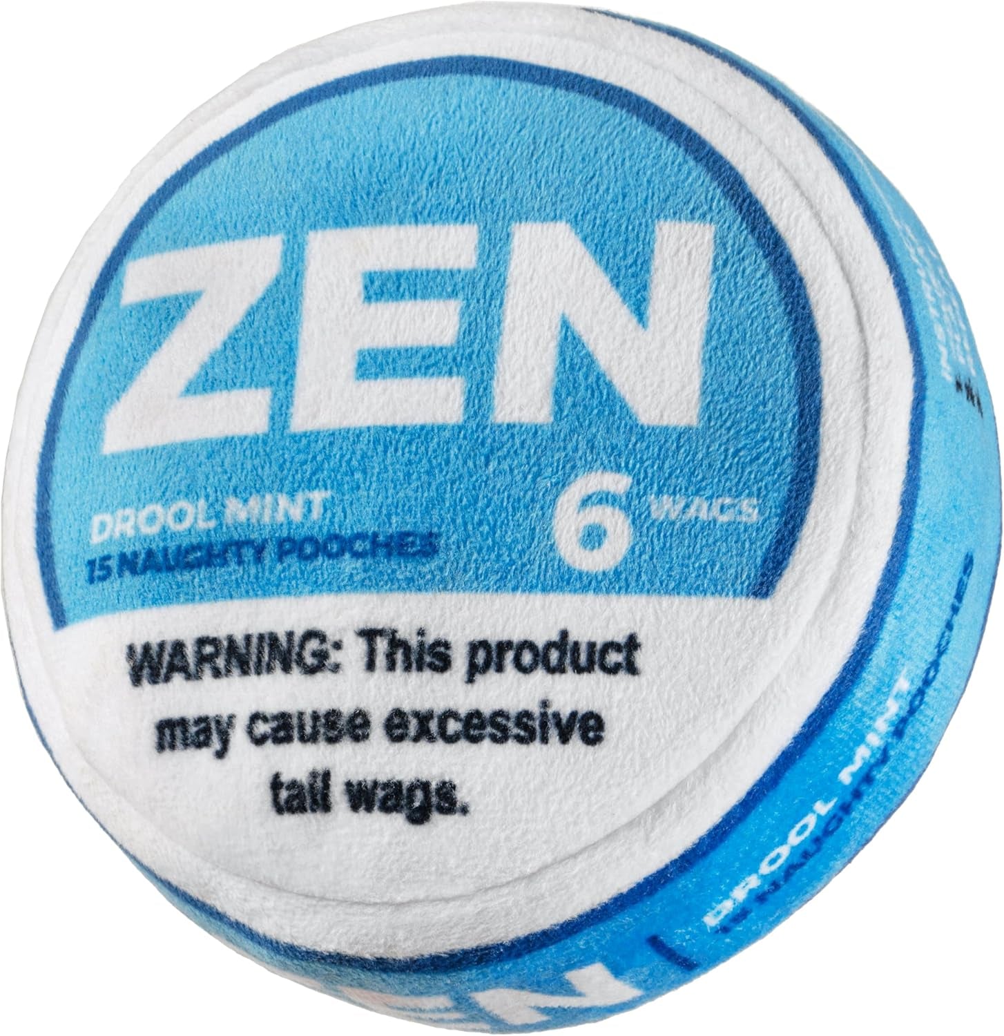 nestpark-zen-pupper-deckies-parody-dog-toy-plush-squeaky-and-crinkle-funny-dog-toy-drool-mint