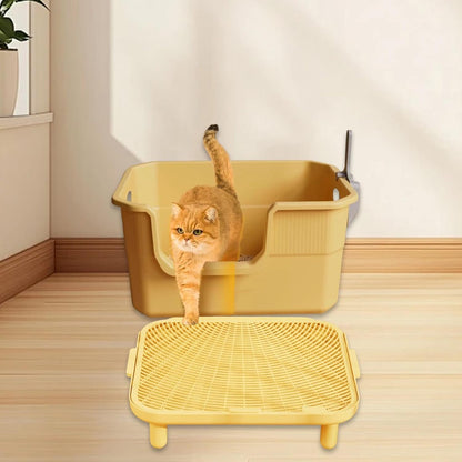 Cat Litter Ramp Trapper Mat Washable Double Layered Non-Slip Step for Indoor Cats Balcony Living Room- Medium2