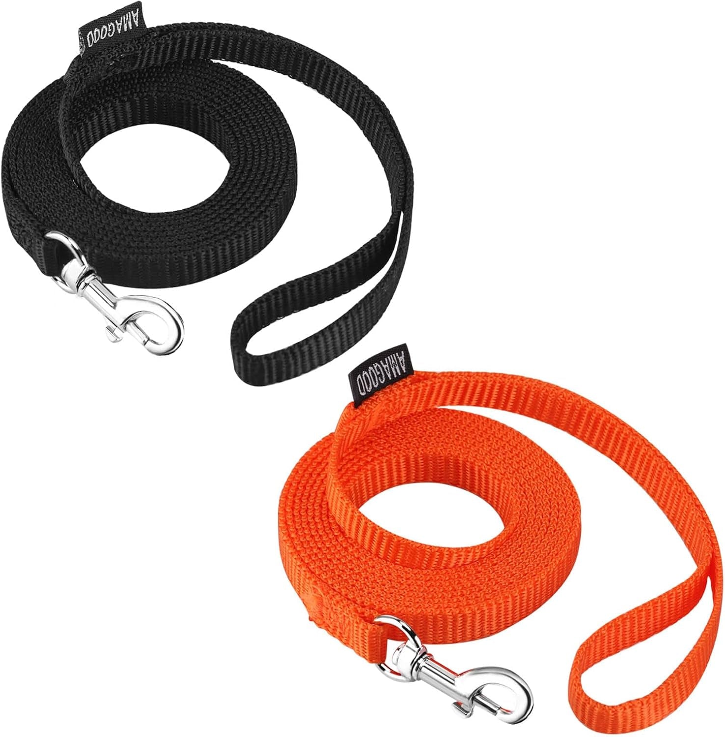 amagood-6-ft-puppy-leash-strong-traditional-style-with-easy-to-use-collar-hook-great-for-small-medium-and-large-dogs-5-8in-x-6-ft-purple