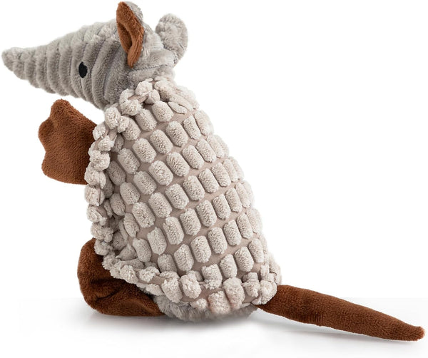 Hollypet Plush Squeaky Armadillo Chew Dog Toy for Small Medium, 8" | Cute Stuffed Armadillo Toy with Unique Grunt Squeaker & Textured Fabric for Teeth Cleaning. Great for Small & Medium Dogs33