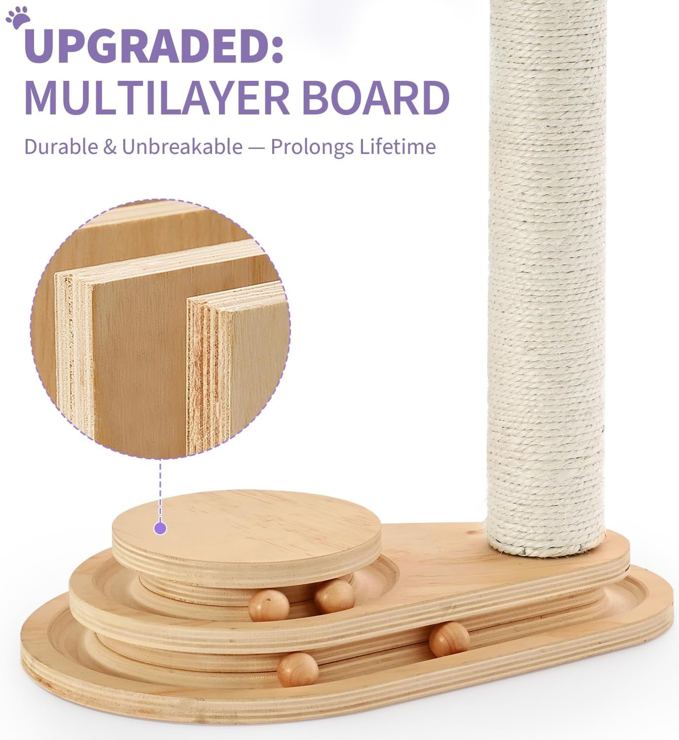 made4pets-kitten-toy-scratching-post-for-indoor-cats-with-ball-track-interactive-cat-scratching-post-with-natural-sisal-rope-rolling-ball-track-and-durable-plywood-base-modern-home-decor