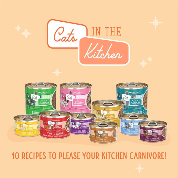 Weruva Cats in the Kitchen, Kitchen Cuties Variety Pack, Wet Cat Food, 3.2Oz Can (Pack of 12)9