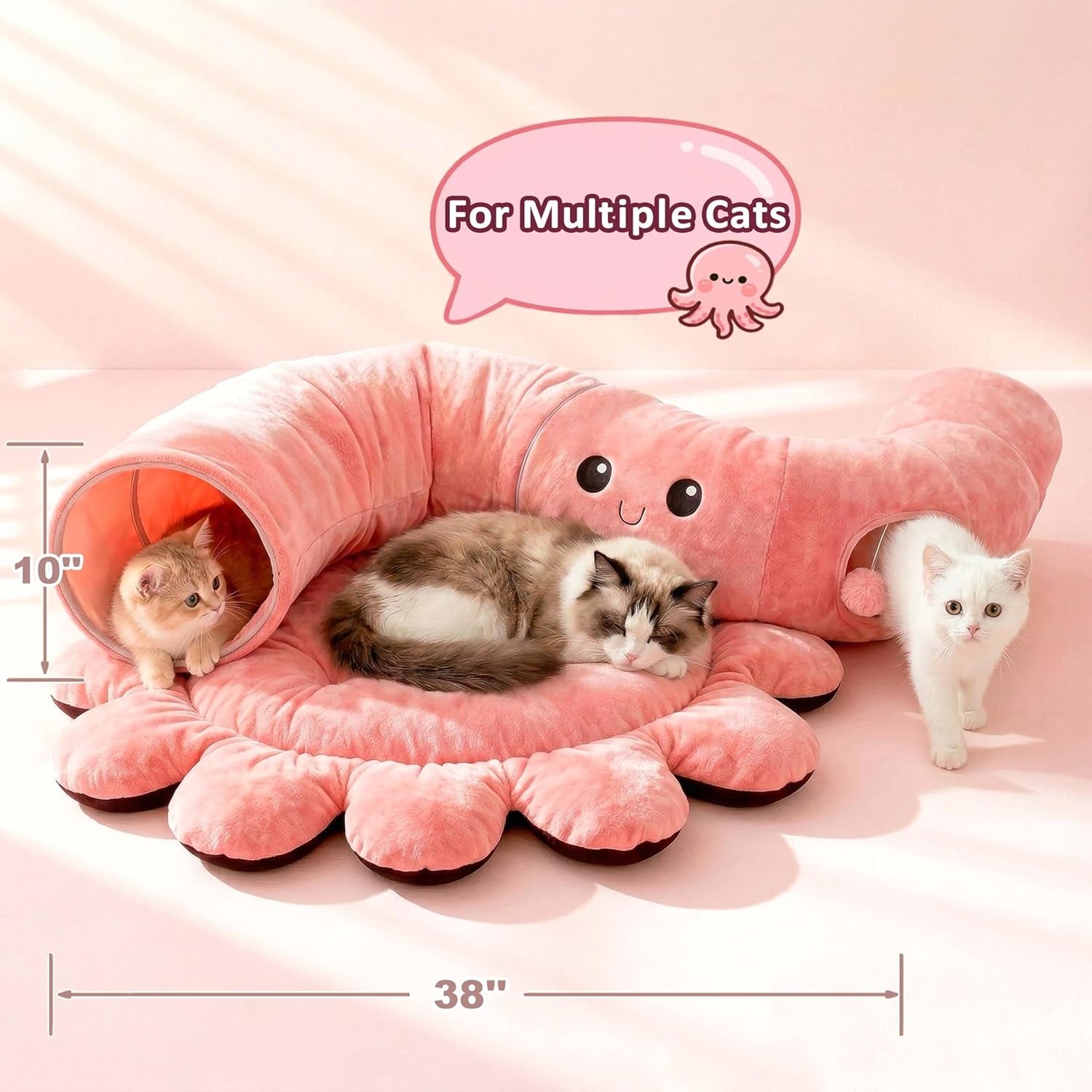 cat-tunnel-bed-with-20-cat-toys-collapsible-play-tunnel-for-indoor-cats-kitten-toys-for-indoor-kittens-octopus-shaped