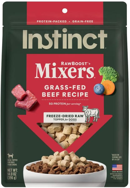 Instinct Freeze Dried Mixers, Dog Food Toppers, Gut Health, 5.5 Oz. Bag14