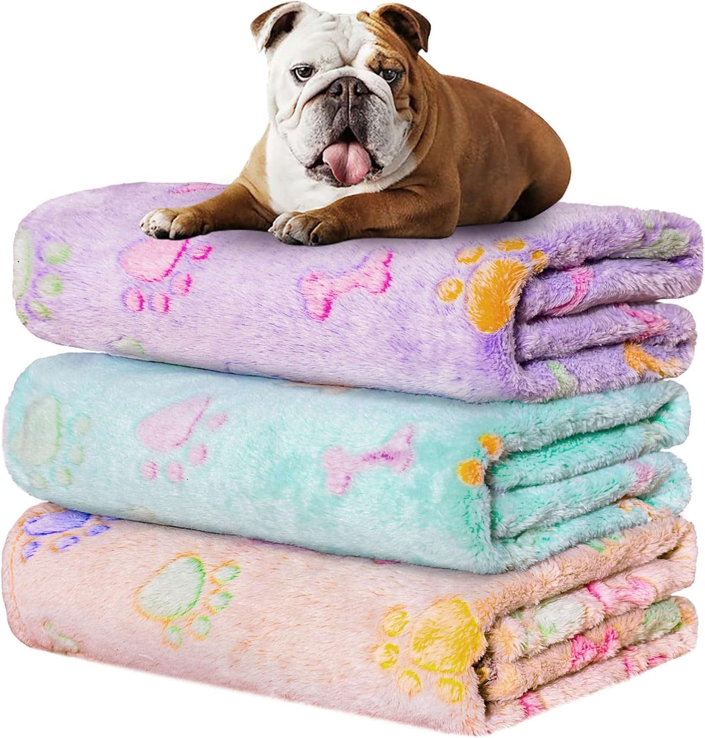 rezutan-dog-blankets-for-3-pack-large-medium-pet-cat-soft-fuzzy-washable-blanket-comfort-flannel-suitable-for-dogs-kennels-beds-sofas-furniture-gifts-puppy-essentials-41-x-31-inch-black