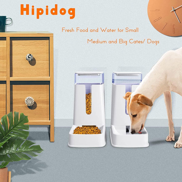 Automatic Pet Feeders Automatic Dog Food and Water Dispenser Water Dispenser for Dogs Gravity Water Dispenser Cat Feeders Automatic Cat Food Dog Water and Food Dispenser Gravity Pet Water Dispenser2