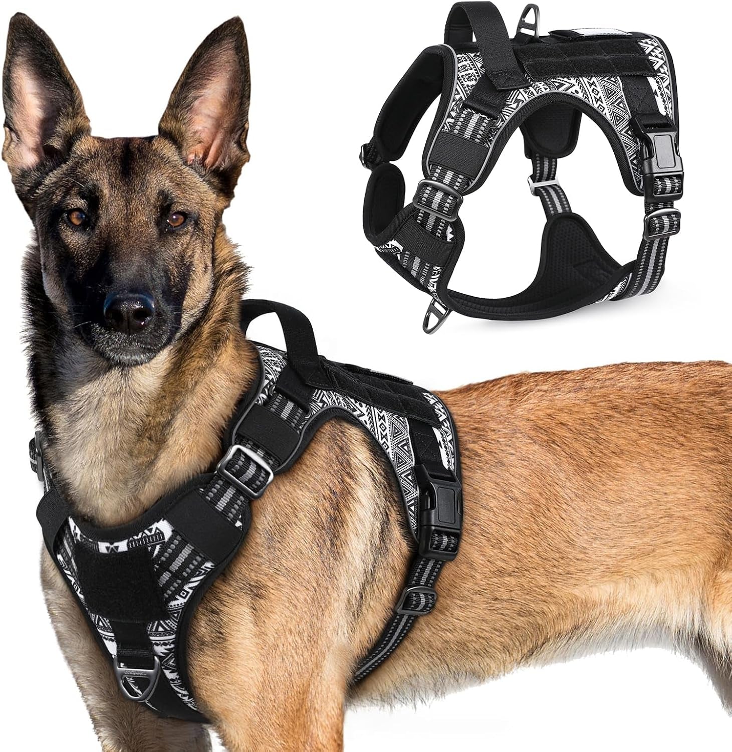 rabbitgoo-tactical-dog-harness-for-large-no-pull-military-service-vest-molle-handle-heavy-duty-adjustable-reflective-straps-easy-control-for-training-walking-black-large
