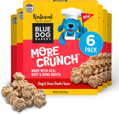 Blue Dog Bakery Natural Dog Treats, More Crunch Large, Assorted Flavors, 18Oz Box, 1 Box14