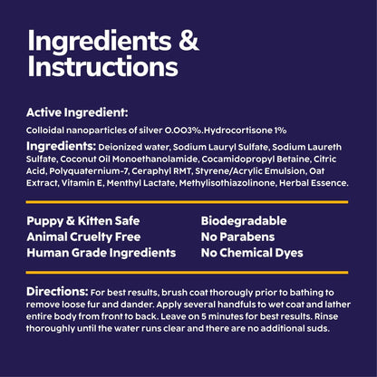 Miracle Vet Medicated Dog Shampoo for Itchy Skin Relief - Antifungal for Dog Allergy Relief, Yeast Infection, Hot Spot & Dry Skin Anti-Itch Treatment Wash - Hydrocortisone (16 Oz)8