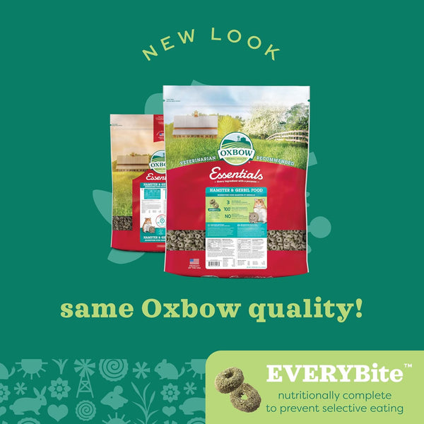 Oxbow Essentials Hamster Food & Gerbil Food, Hamster Pellets, USA, 15 Lb | High-Fiber Hamster Pellets, Gerbils & Dwarf Hamsters, Vitamin & Minerals, Complete Daily Diet, Prevents Selective Feeding7
