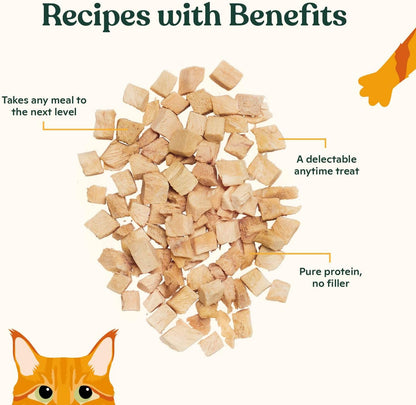 Made by Nacho Freeze-Dried Cat Treats - Healthy, Limited Ingredient Cat Treats - High Protein, Nutrient-Rich Crunchy Treats. (Wild Alaskan Salmon (.7 Oz))3