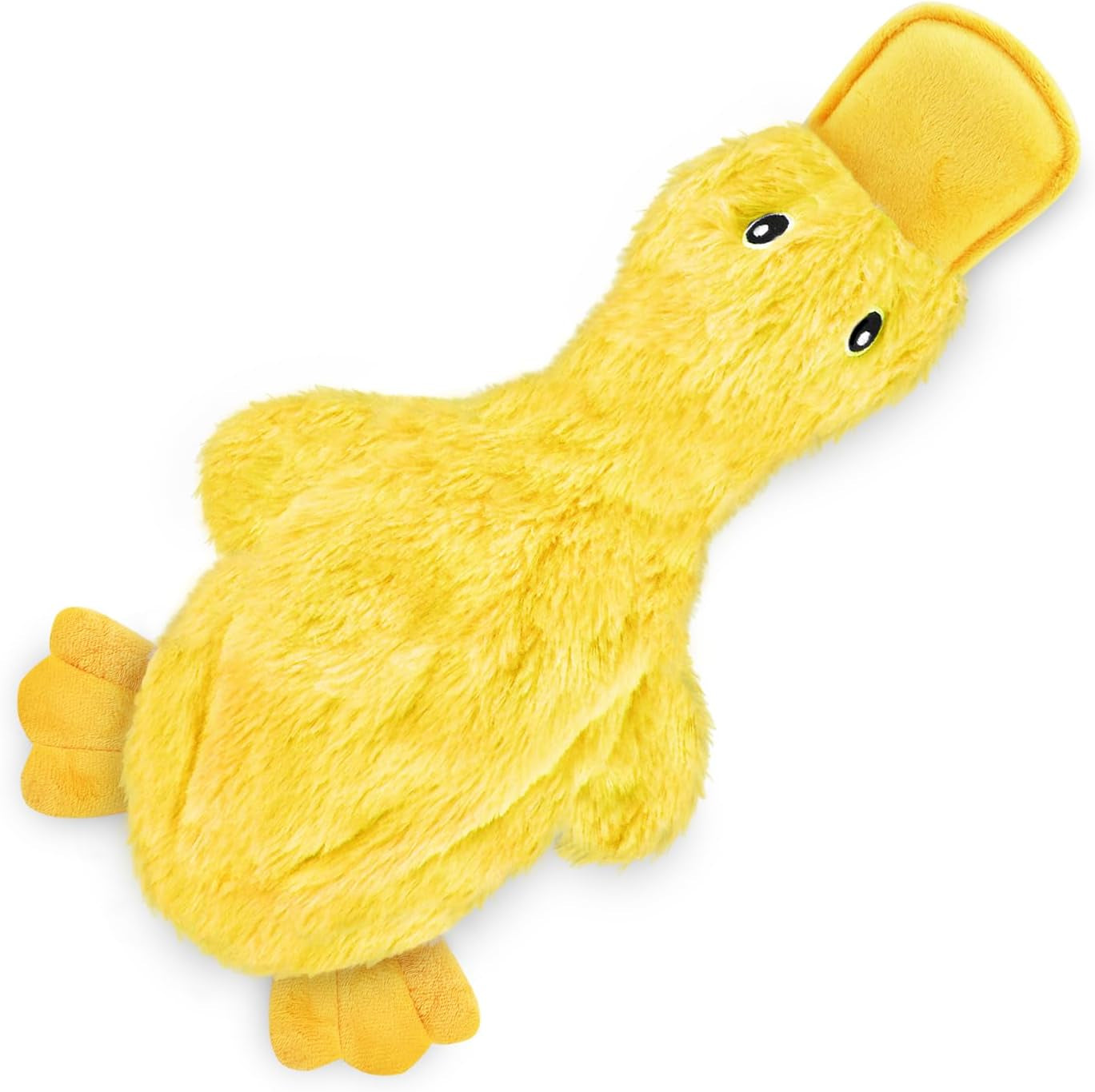 best-pet-supplies-interactive-squeaky-dog-chew-toy-ideal-dog-toys-for-chewers-small-medium-large-dogs-and-fetch-lovers-crinkle-duck-yellow-large