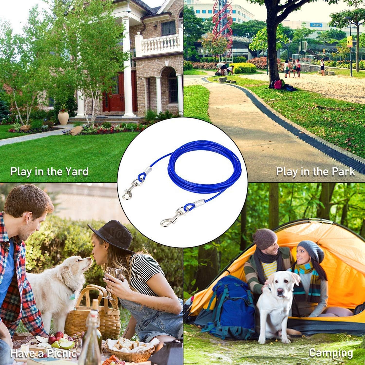 dog-tie-out-cable-and-anti-rust-spiral-stake-30ft-outside-leash-chain-for-camping-and-yard-16-heavy-duty-for-medium-large-dogs-up-to-125-lbs-30ft-blue