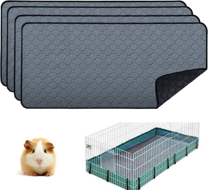 2 Pcs Guinea Pig Cage Liners - Washable Guinea Pig Pee Pads, Waterproof Reusable & anti Slip Guinea Pig Bedding Fast and Super Absorbent Pee Pad for Small Animals Rabbit Hamster Rat13