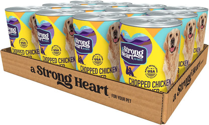 A Strong Heart Wet Dog Food, Cuts in Gravy with Beef — 13.2 Oz Cans (Pack of 12), Complete & Balanced, All Life Stages, Made in USA16