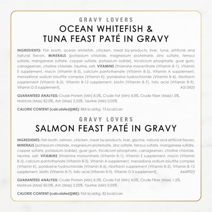 Purina Fancy Feast Gravy Lovers Wet Cat Food Variety Pack, 4.5 Lb, 24 Pack7